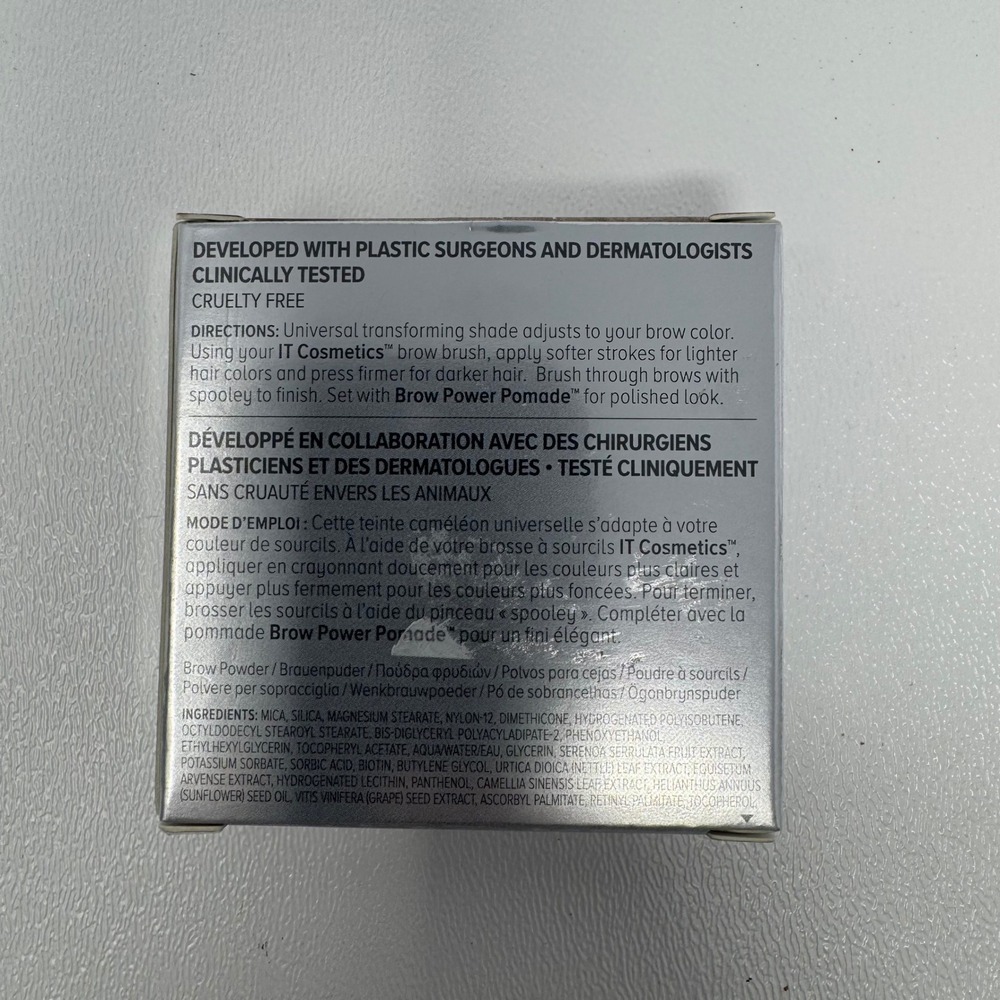 IT Cosmetics Brow Power Powder Universal Transforming Taupe 0.048 oz NIB - Picture 2 of 6
